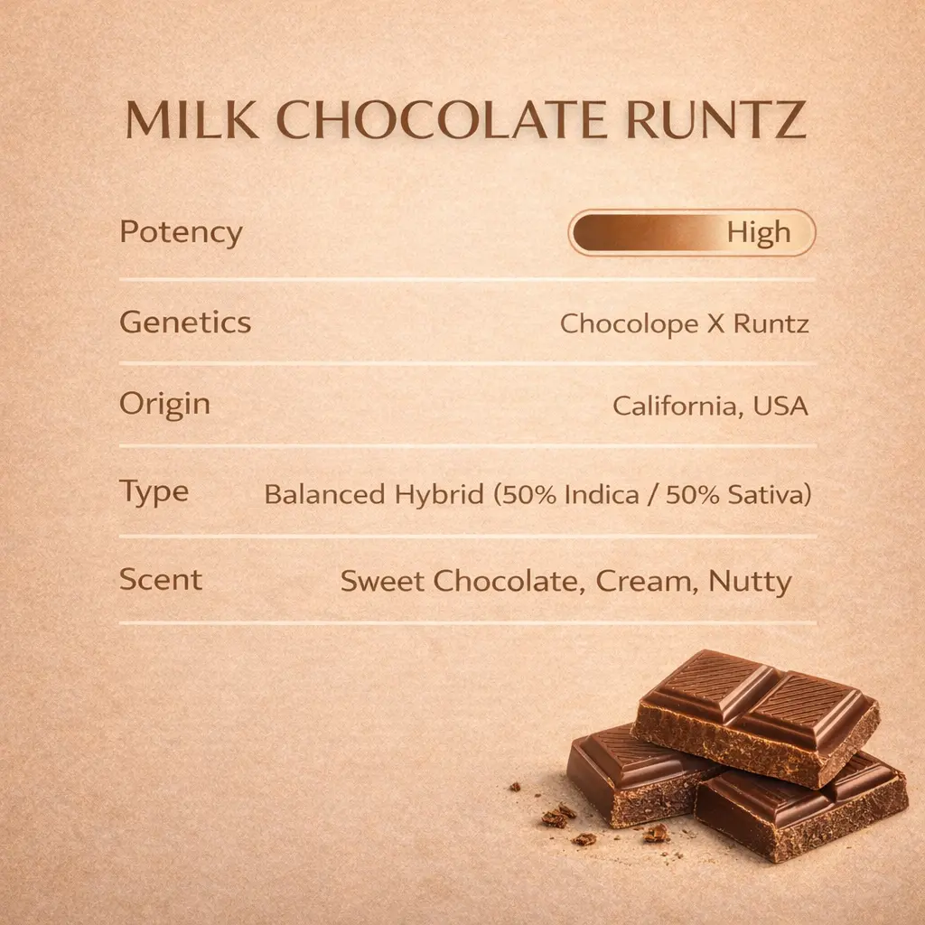 Milk Chocolate Runtz THCa Flower - Image 5