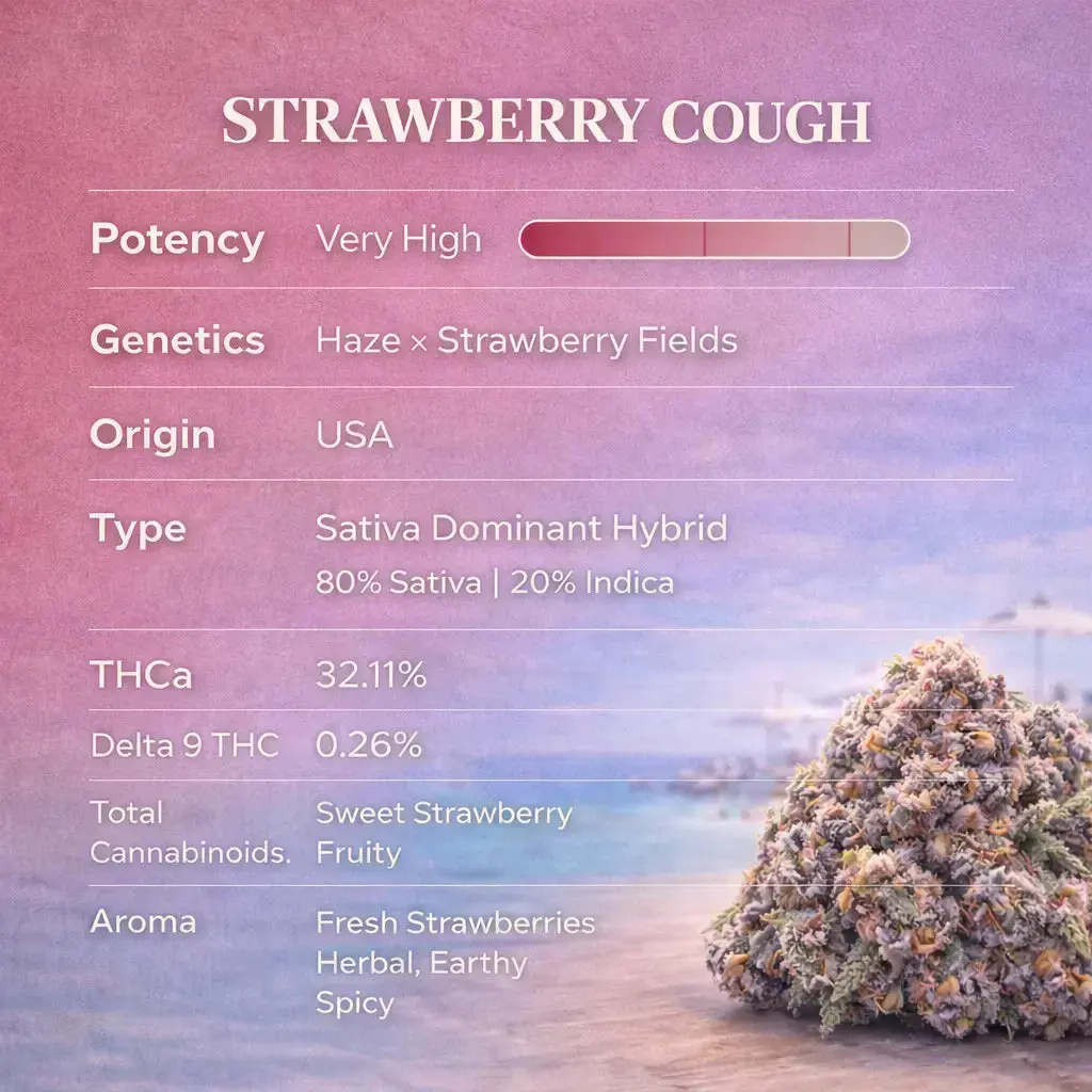 Strawberry Cough THCa Flower - Image 6